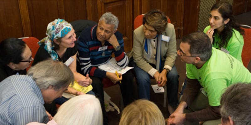 people in a meeting