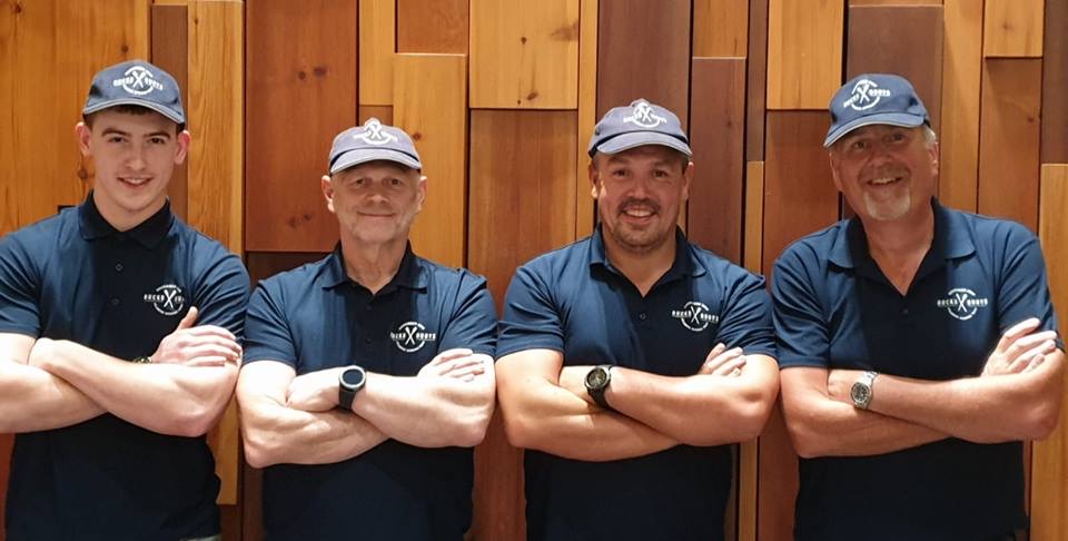 The Bucks Buoys - Rhys Luff, Frankie Smith, Kev Luff and Nic Parslow